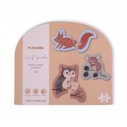 FILIBABBA Set of 7 puzzles,...