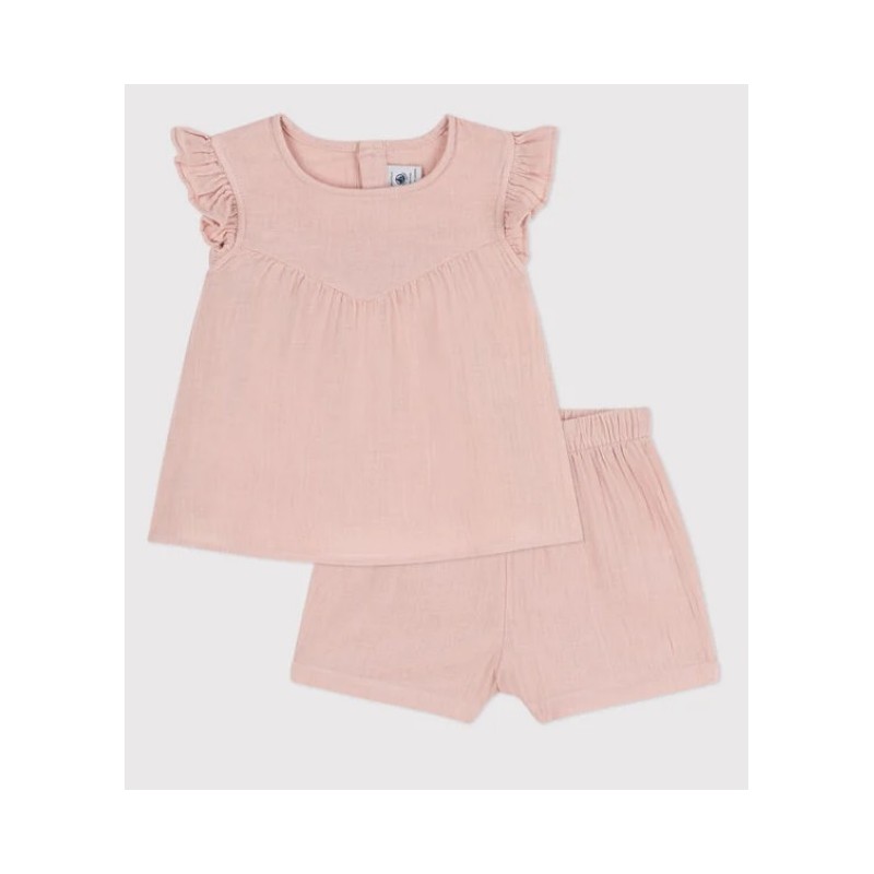 PETIT BATEAU Ensemble 2 pièces, Rose