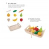 PLANTOYS Plateau fruits et légumes assortis