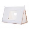 CHILDHOME Toile pour lit tipi junior 90*200 cm, blanc