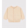 PETIT BATEAU Cardigan en tricot, beige