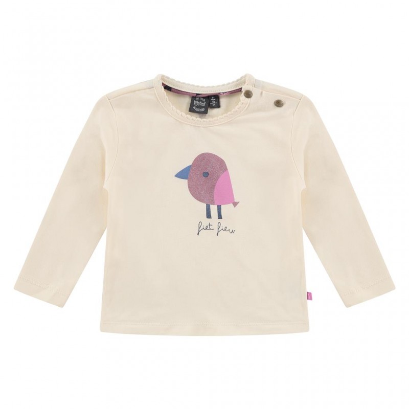 BABYFACE Tshirt oiseau, Crème