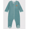 PETIT BATEAU Pyjama velour ours, Vert