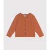 PETIT BATEAU Cardigan en laine, Marron