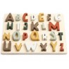 SEBRA Puzzle ABC en bois