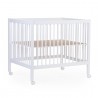 CHILDHOME PARC + ROUES - 95X75 CM - BOIS - BLANC