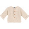 PETIT BATEAU Cardigan en tricot, ivoire