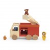 TRIXIE Camion de pompiers en bois