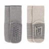 LASSIG Chaussettes anti-déranpante 2-pack, gris-beige