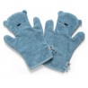 SEBRA Gants de toilette (PACK 2), Bleu