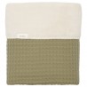 KOEKA Couverture berceau teddy Oslo 100x75, moss