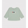 PETIT BATEAU Sweatshirt en molleton, coeurs