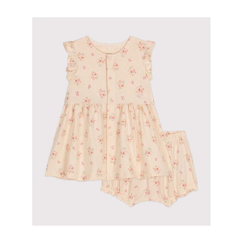 PETIT BATEAU Robe et bloomer en jersey léger