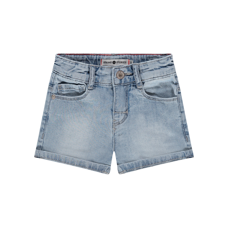 BABYFACE Short, blue denim