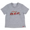 GYMP T-shirt "trailer dogs", grey melange