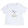 GYMP T-shirt "long time no see", white