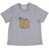 GYMP T-shirt "treasure hunting", grey melange