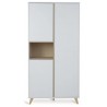 PARTICIPATION QUAX armoire 2 portes LOFT Blanc