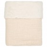 KOEKA Couverture berceau teddy Rivoli 100x75, warm white