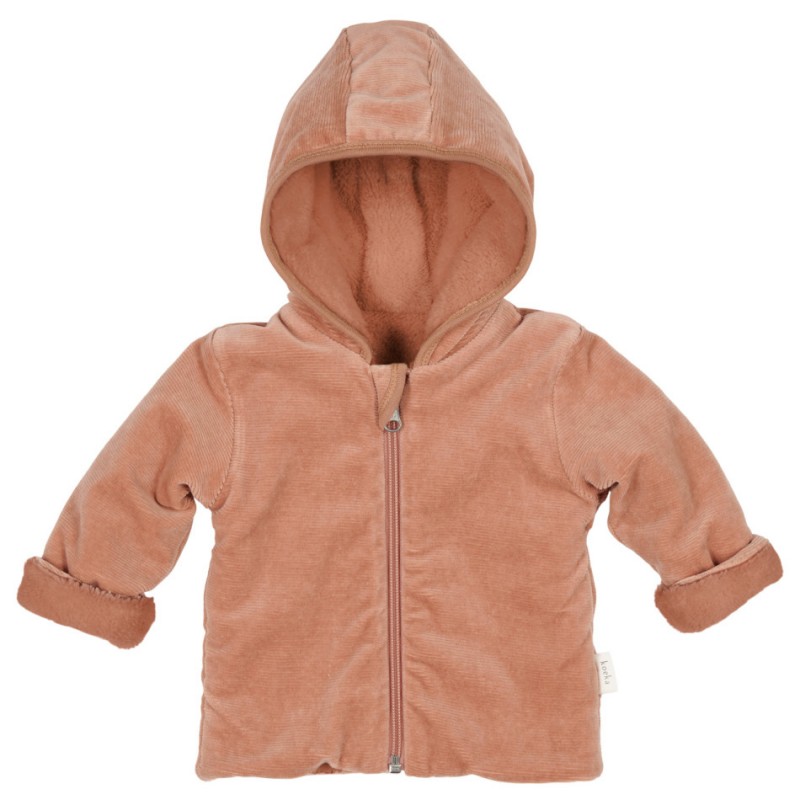 KOEKA Veste bébé réversible Oddi, Soft earth