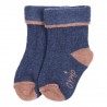 GYMP Chaussettes, navy/brown