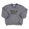 GYMP Sweat "Wild boy", grey melange