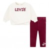 LEVI'S Ensemble Pantalon + Sweat, Fleurs