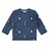 BABYFACE Sweat tartines, bleu