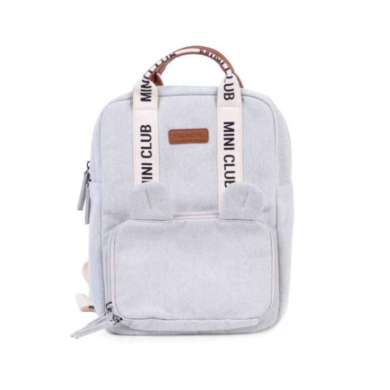 CHILDHOME sac à dos Enfant Mini club, signature, offwhite