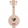 Label Label Banjo en bois, rose