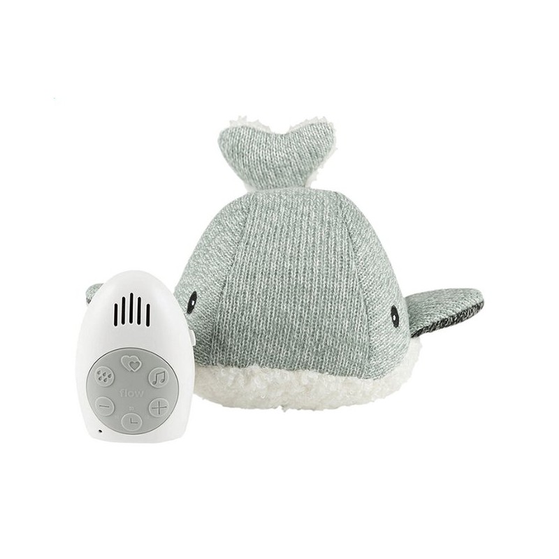 FLOW veilleuse peluche Baleine, green