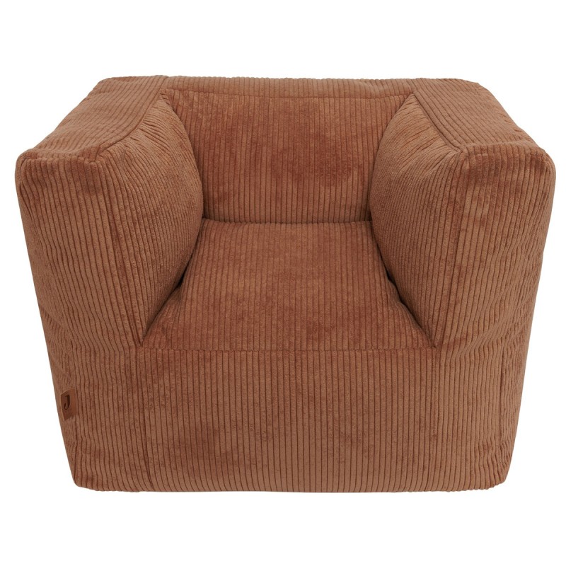 JOLLEIN Fauteuil Pouf Enfant Corduroy, Caramel