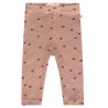 BABYFACE Legging coeur, Dusty coral