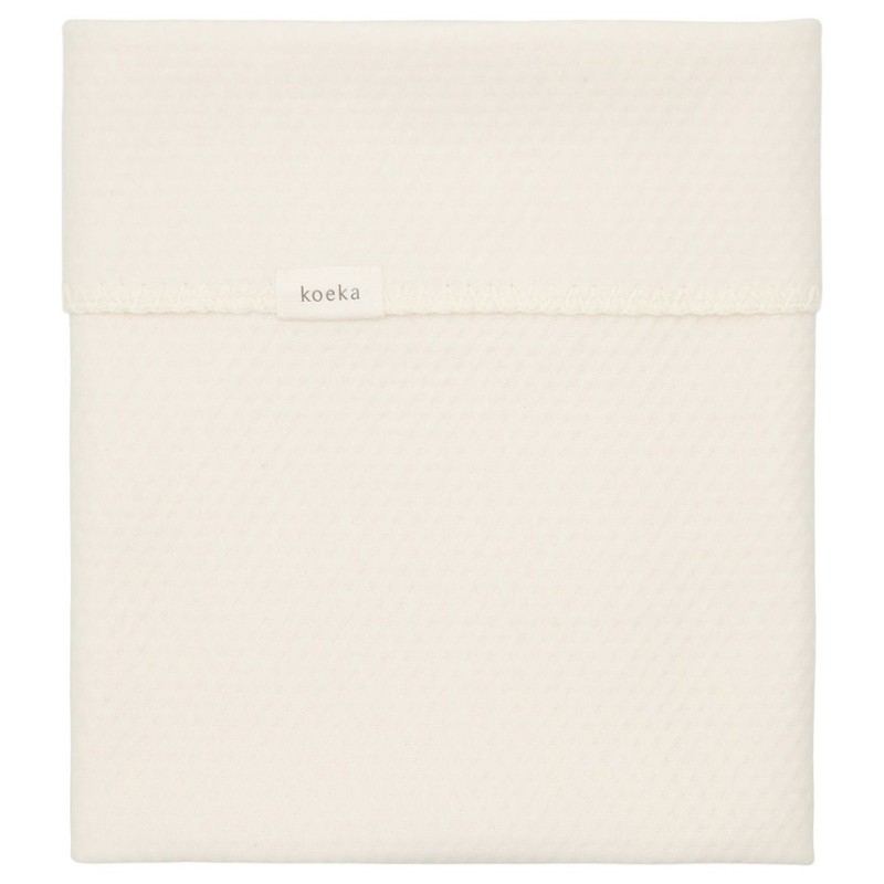 KOEKA Couverture berceau Teddy Elim 75X100cm, warm white