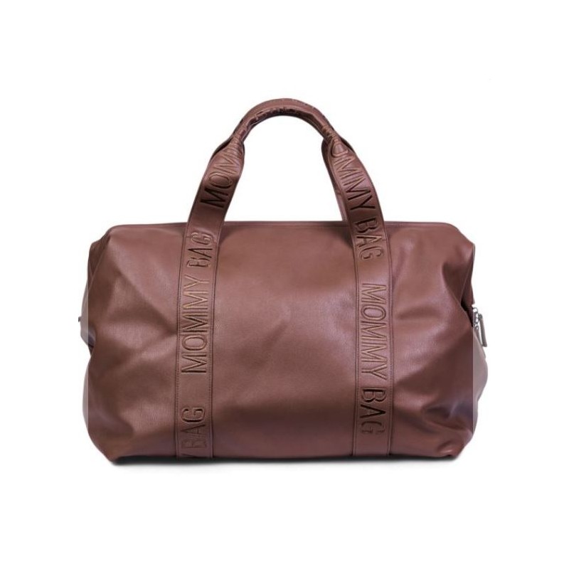 CHILDHOME sac à langer mommy bag, Simili Dark brown