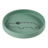 DONE BY DEER Assiette Silicone Croco, green