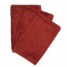 TIMBOO Gants de toilette (par 3), rosewood