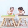 PLANTOYS Table et chaise - Noir