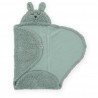 JOLLEIN Couverture enveloppante teddy Bunny, ash green