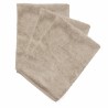 TIMBOO Gants de toilette (par 3), Feather Grey