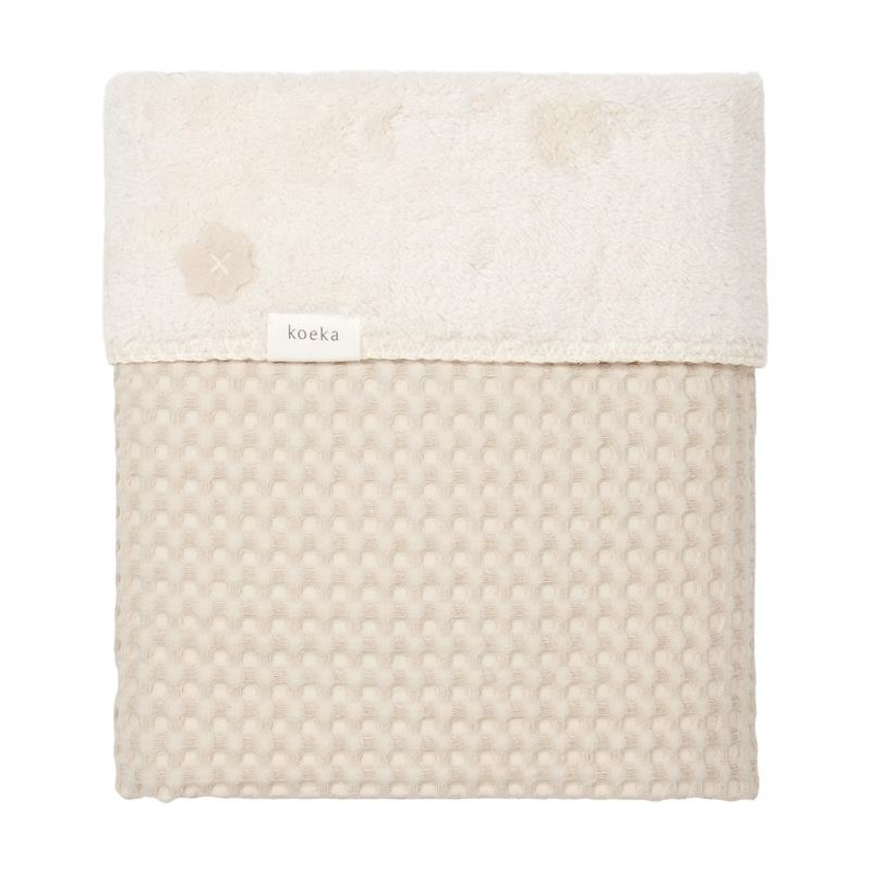 KOEKA Couverture de lit Oslo Teddy 100/150cm, sand