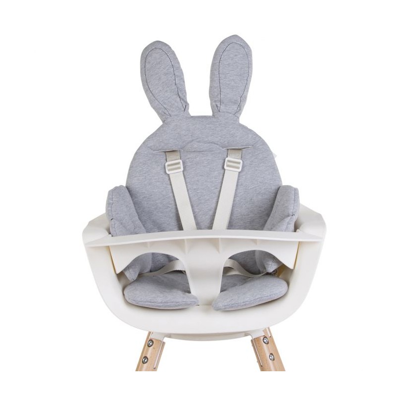 CHILDHOME Coussin chaise évolutive lapin, jersey gris