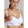 CARRIWELL Soutien-gorge d'allaitement rembourré Carri-Gel®, blanc