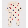 PETIT BATEAU Dors-bien en coton, coeur multi-couleur