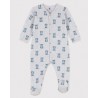 PETIT BATEAU Dors-bien escargot, MARSHMALLOW/ DUCKY