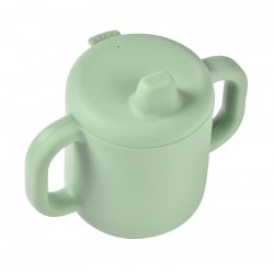 BEABA Tasse d'apprentissage silicone, green